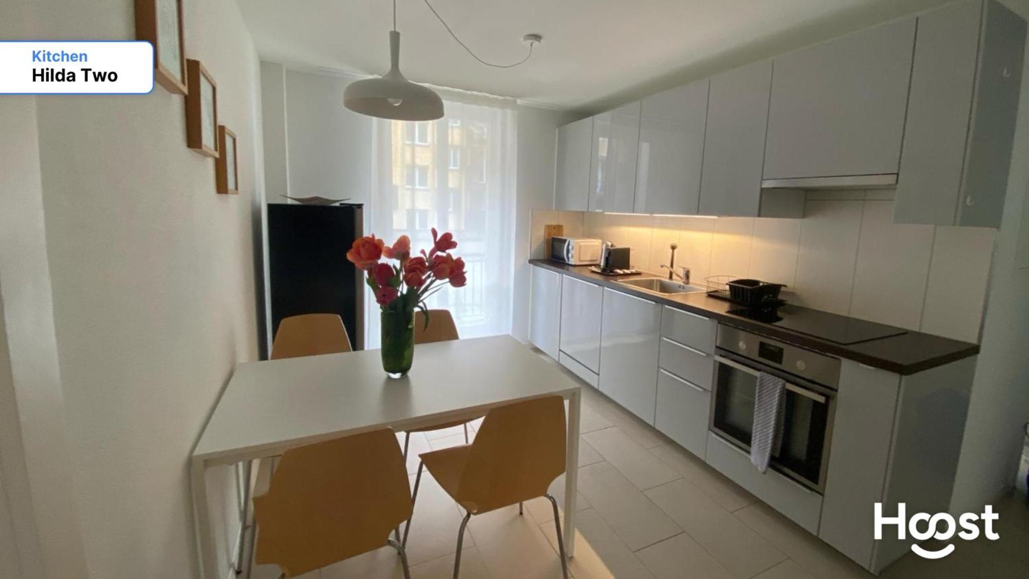 H2 With 3,5 Rooms, 2Br, Living Room And Kitchen, Central And Quite Zürich Eksteriør bilde