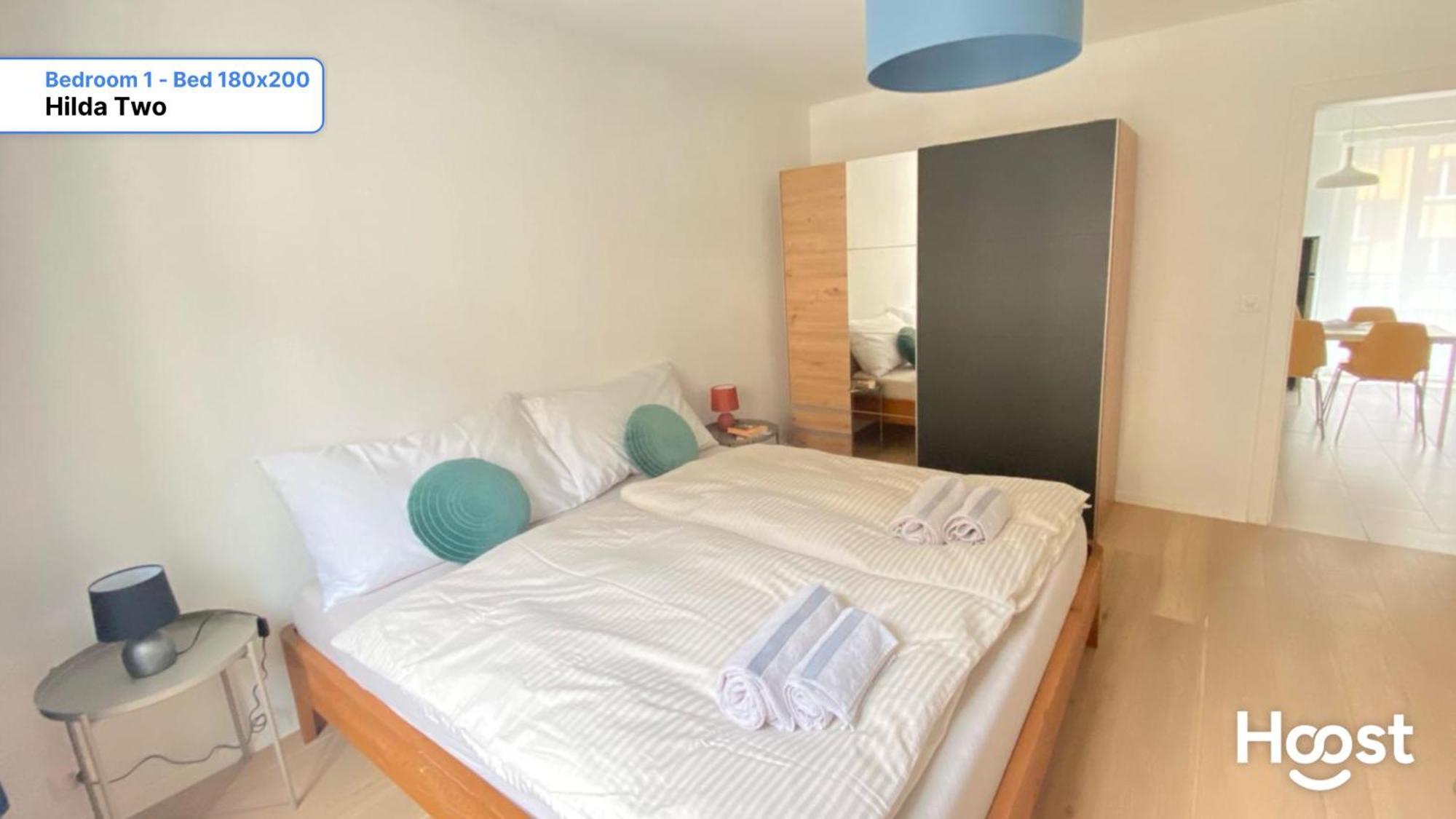 H2 With 3,5 Rooms, 2Br, Living Room And Kitchen, Central And Quite Zürich Eksteriør bilde